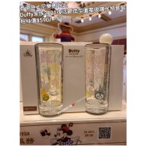 香港迪士尼樂園限定 Duffy 家族2021復活節造型圖案玻璃水杯套裝